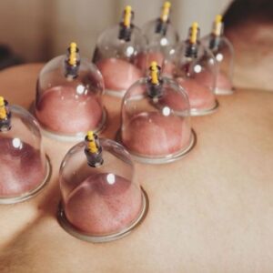 Cupping Therapy is a luxury reimagination of an ancient healing ceremony. Warm cups are laid on the skin with a light touch, which produces a suctioning effect of the stagnation, melting the deep-rooted tensions, and kindling the energy to flow freely