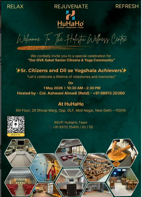 sr citizen - HuHaHo Wellness Delhi